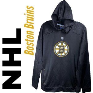 NHL BOSTON BRUINS Hockey Youth Logo Hoodie Sweatshirt, Size XL (18-20)